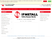 Tablet Screenshot of if-metall.se